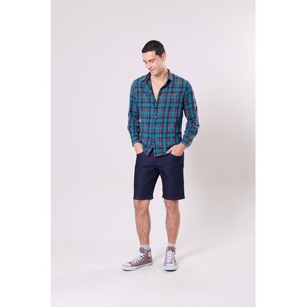 Bermuda Jeans Tradicional Masculina