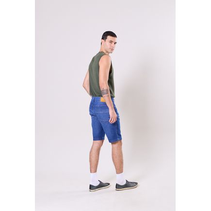 Bermuda Jeans Tradicional Masculina