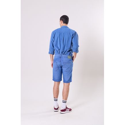Bermuda Jeans Tradicional Masculina
