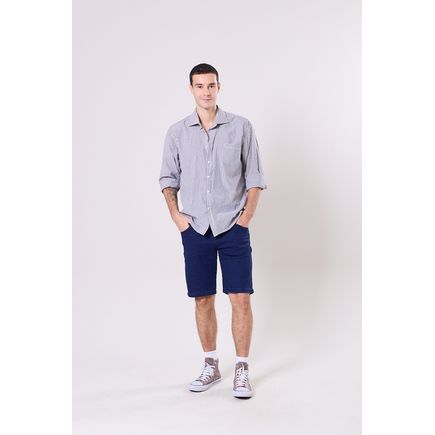 Bermuda Jeans Tradicional Masculina