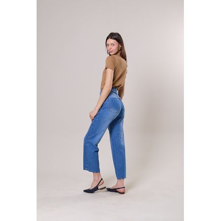 Calça Jeans Wide Leg Feminina